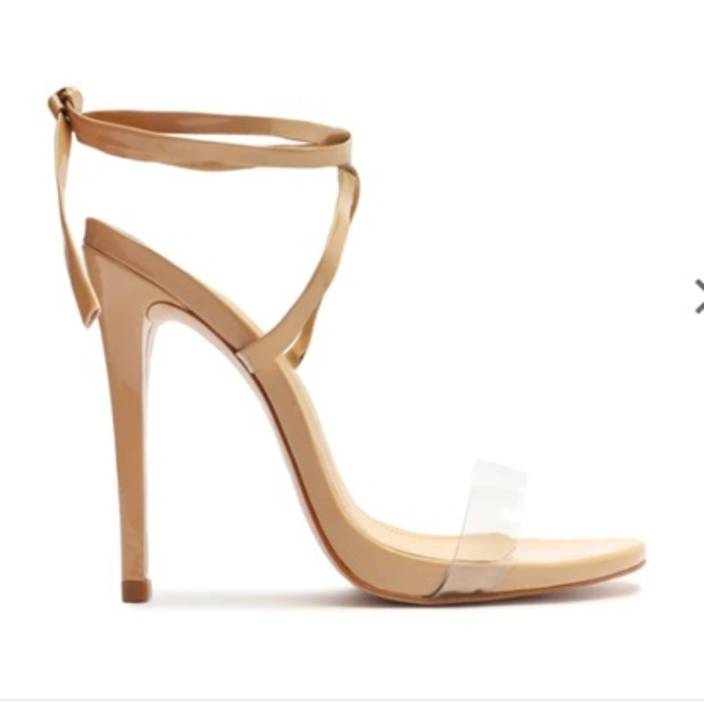 Schutz Cloe Vinyl Sandal [NEW, Never Worn]